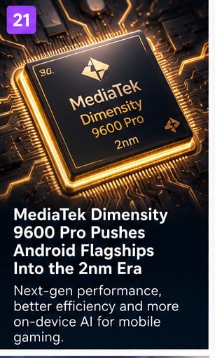 MediaTek Dimensity 9600 Pro Pushes Android Flagships Into the 2nm Era