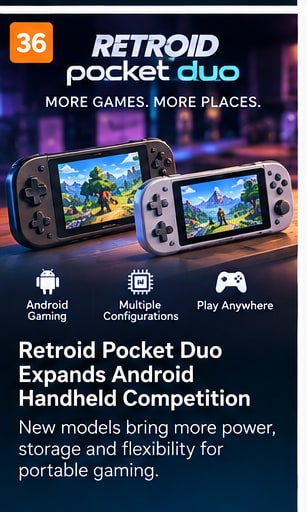 Retroid Pocket Duo Expands Android Handheld Competition