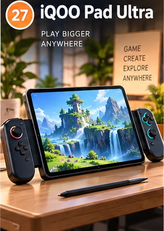 iQOO Pad Ultra Blurs the Line Between Android Tablet and Handheld