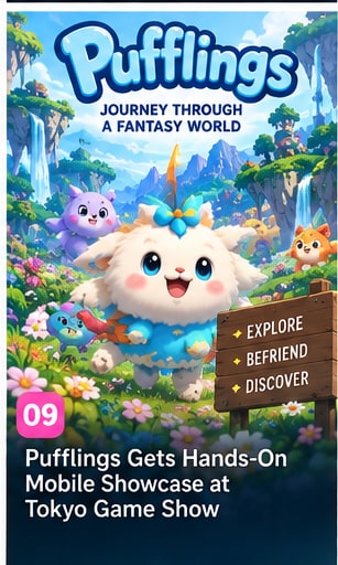 Pufflings Gets Hands-On Mobile Showcase at Tokyo Game Show