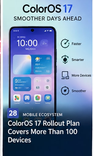 ColorOS 17 Rollout Plan Covers More Than 100 Phones, Tablets and Watches