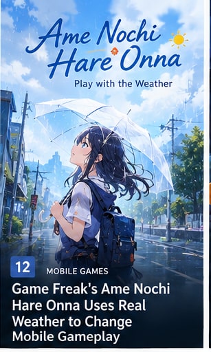 Game Freak's Ame Nochi Hare Onna Uses Real Weather to Change Mobile Gameplay