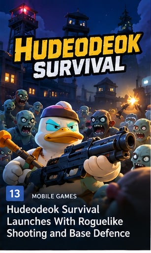 Hudeodeok Survival Launches With Roguelike Shooting and Base Defence