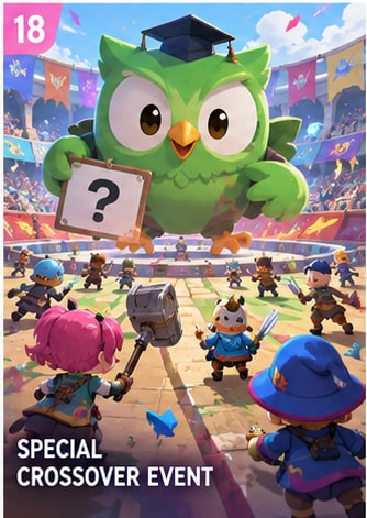 Brawl Stars and Duolingo Turn Duo Into a 20-versus-One Boss
