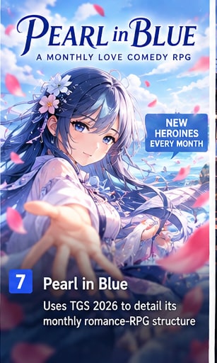 Pearl in Blue Uses TGS 2026 to Detail Its Monthly Romance-RPG Structure