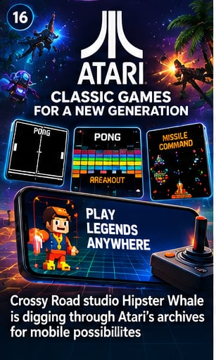 Crossy Road studio Hipster Whale is digging through Atari's archives for mobile possibilities