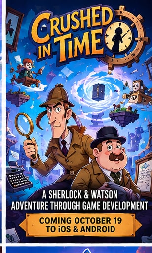 Crushed in Time brings Sherlock, Watson and cheerful incompetence to mobile on October 19
