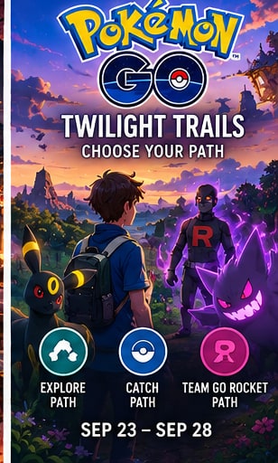 Pokémon GO launches Twilight Trails Choose Your Path research