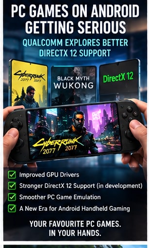 Qualcomm reportedly explores better DirectX 12 support as Android PC-game emulation gets serious