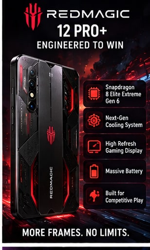 RedMagic 12 Pro+ confirmed with Snapdragon 8 Elite Extreme Gen 6 for another assault on mobile gaming