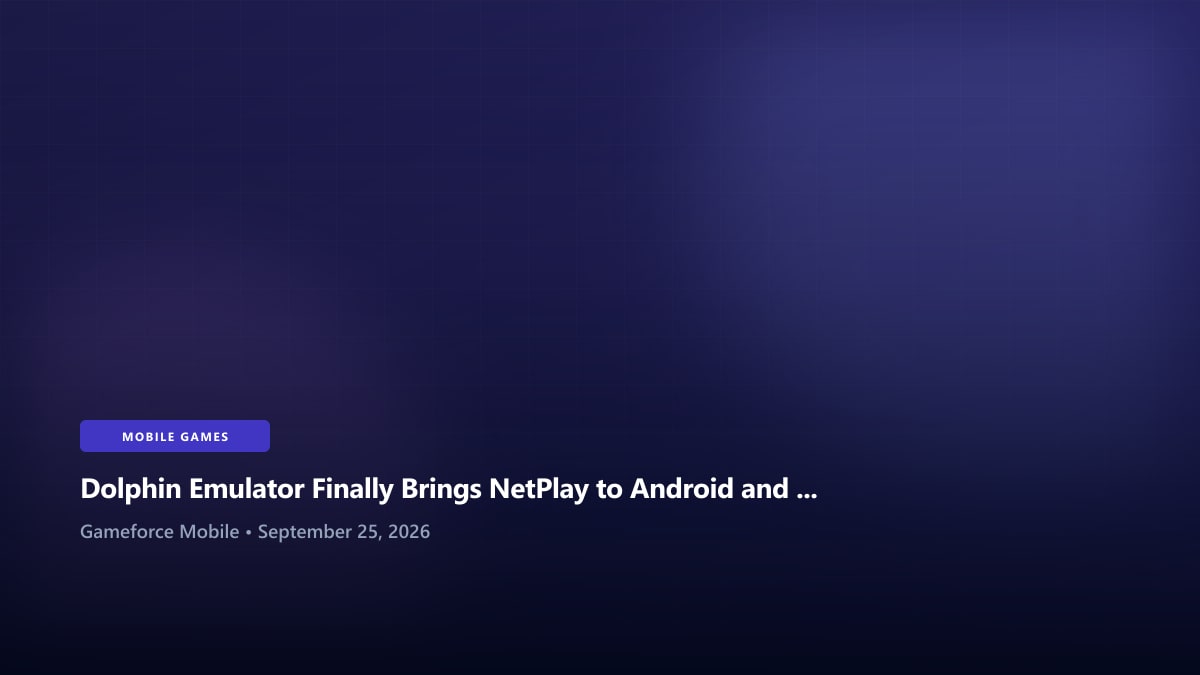 Dolphin Emulator Finally Brings NetPlay to Android and Lets Phones Play With PCs