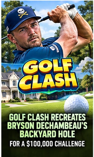 Golf Clash Recreates Bryson DeChambeau's Backyard Hole for a $100,000 Challenge