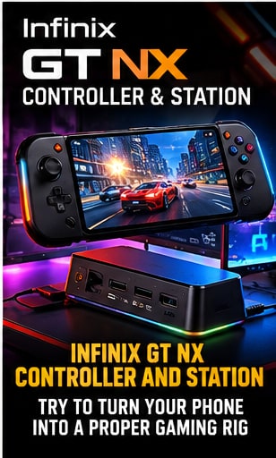 Infinix GT NX Controller and Station Try to Turn Your Phone Into a Proper Gaming Rig