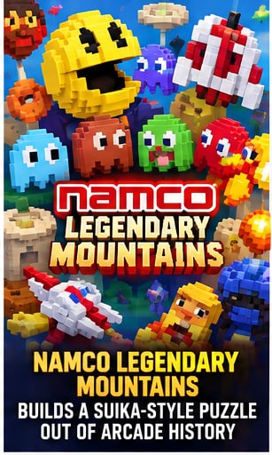Namco Legendary Mountains Builds a Suika-Style Puzzle Out of Arcade History