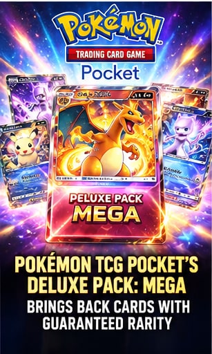Pokémon TCG Pocket's Deluxe Pack: Mega Brings Back Cards With Guaranteed Rarity