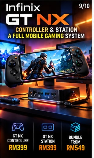Infinix Prices Its GT NX Controller and Cooled Dock as a Full Mobile Gaming System