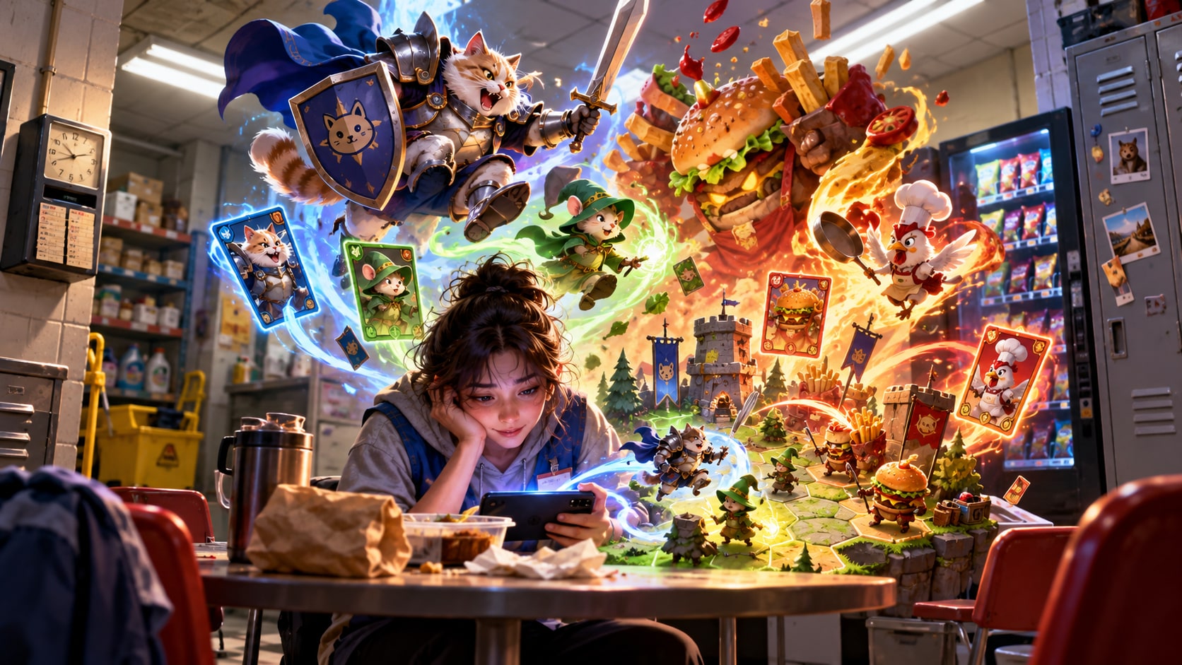 Lunchbreak Tactics Turns a Miserable Retail Shift Into an Android Card Battle