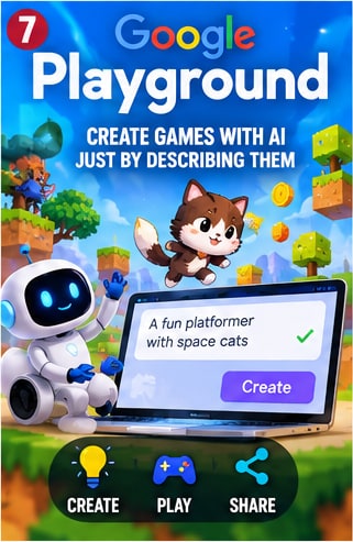 Google Launches Playground and Lets Users Create Browser Games by Describing Them