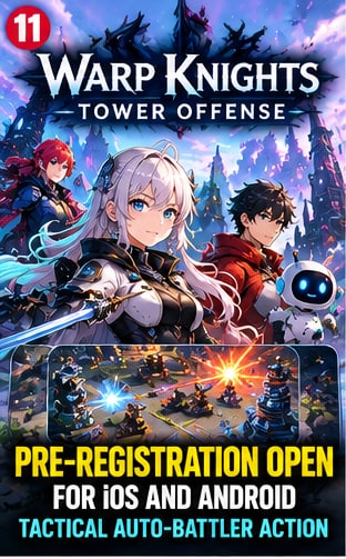 Warp Knights Opens Mobile Pre-Registration With a Twist on Tower Defence