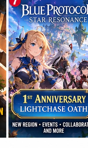 Blue Protocol Star Resonance Celebrates Its First Anniversary With Lightchase Oath