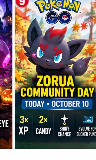 Pokémon GO Zorua Community Day Takes Place Today With Triple Catch XP