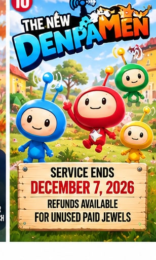 The New Denpa Men Announces December 7 Shutdown and Refund Arrangements