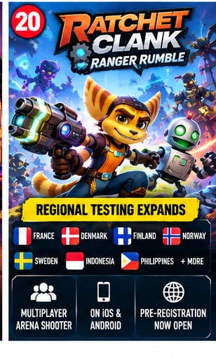 Ratchet and Clank Ranger Rumble Expands Regional Testing as PlayStation Explores Mobile Multiplayer