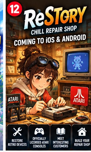 ReStory Brings Retro Electronics Repair and Licensed Atari Consoles to iOS and Android