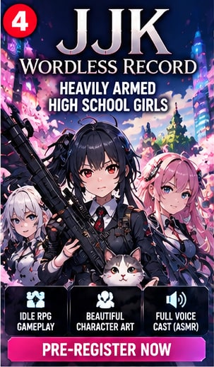NextNinja Announces JJK Wordless Record, an Unusual Mobile RPG About Heavily Armed Schoolgirls